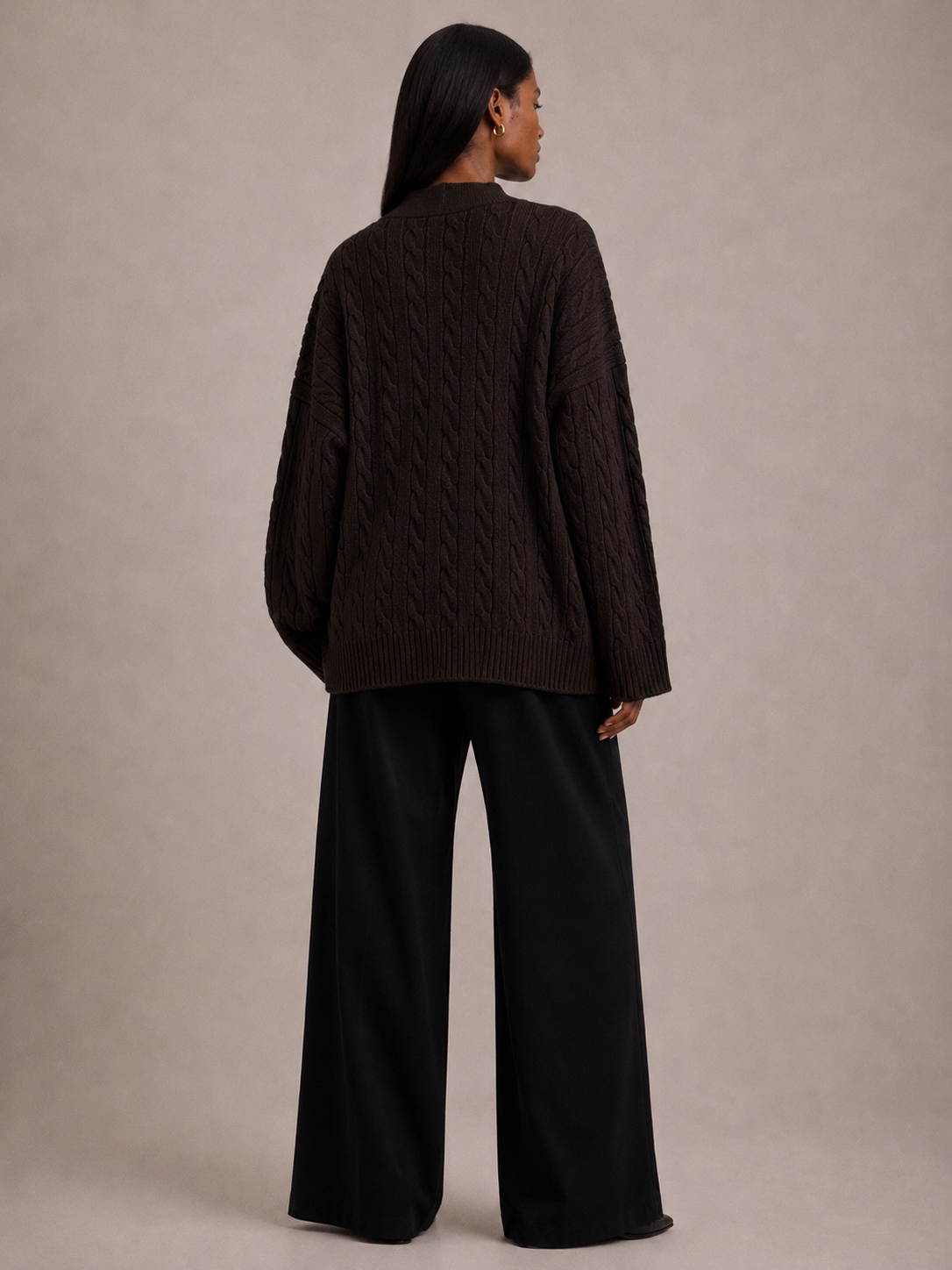 Premium brown cardigan